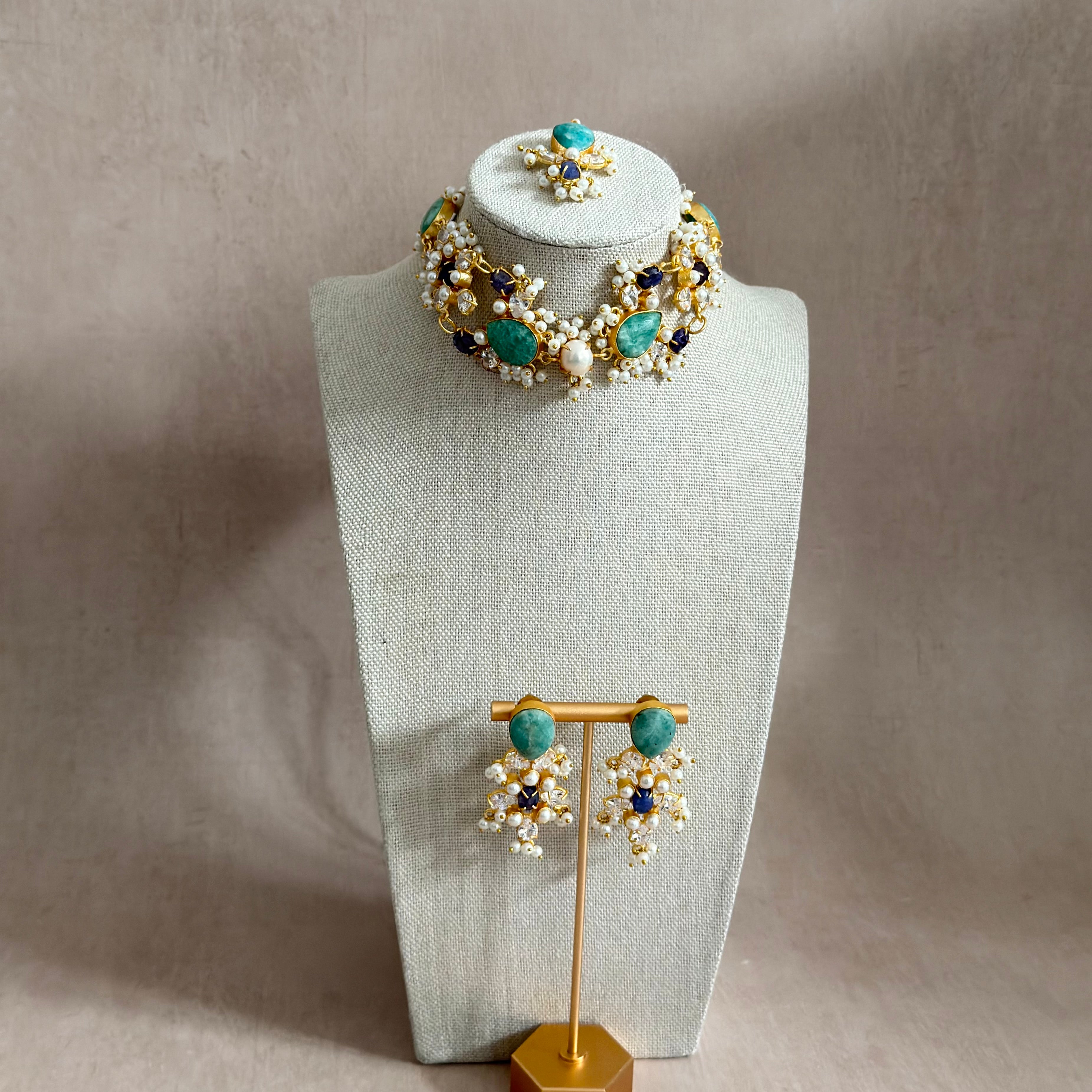 Maria Pearl Choker Set - Ahseya & Co