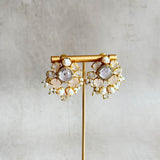 Uzelle Rose Stud Earrings - Ahseya & Co