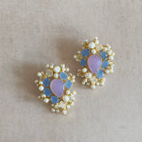 Eimaan Lilac Stud Earrings