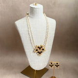 Liyana Mocha Pearl Mala Set