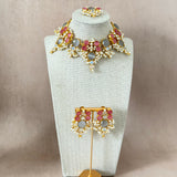 Leona Grey Crystal Necklace Set