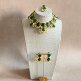 Mariam Green Necklace Set