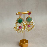Zaylee Marine Crystal Drop Earrings - Ahseya & Co