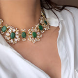 Sadie Green Choker Set - Ahseya & Co