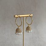 Hoop Jhumka Earrings - Ahseya & Co.