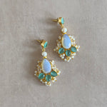 Mint Drop Earrings - Ahseya & Co