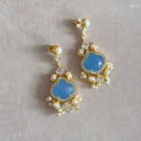 Frida Blue  Drop Earrings