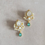 Suri White drop Earrings - Ahseya & Co