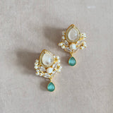 Suri White drop Earrings - Ahseya & Co
