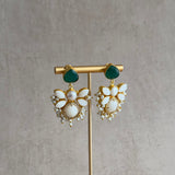 Nahida Green Drop Earrings