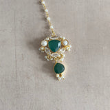 Green Pearl Necklace Set