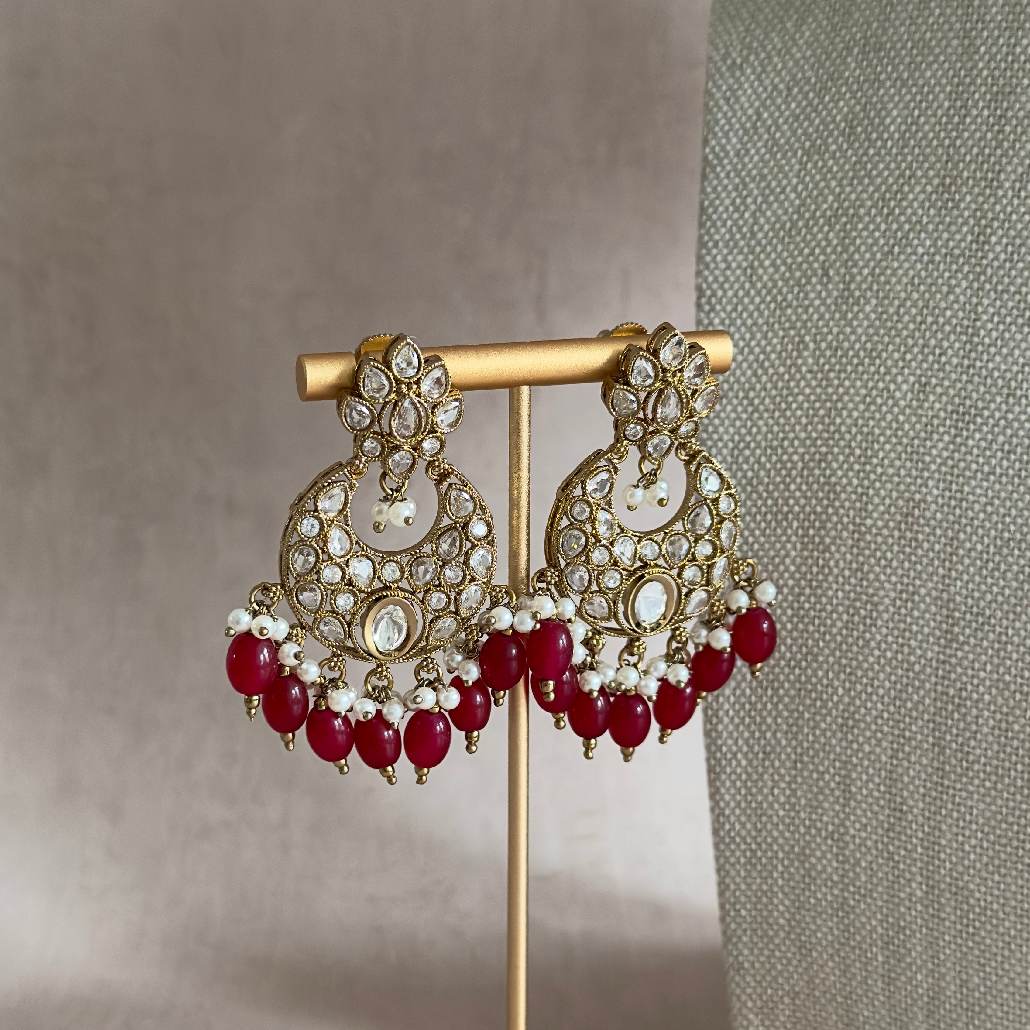 Alicia Ruby Necklace Set - Ahseya & Co