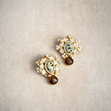 Malibu Brown Stud Earrings