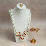 Paros Ruby Pearl Mala Set