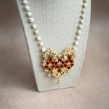 Florence Red Olive Pearl Mala Set