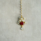 Milos Pearl Fuchsia Necklace Set