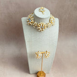 Milos Pearl Crystal Necklace Set