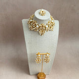 Areeba Beige Pearl Choker Set