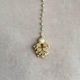 Areeba Beige Pearl Choker Set