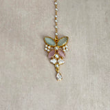 Meherin Pink Mint Choker Set