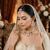 Azura Pink Crystal Necklace Set