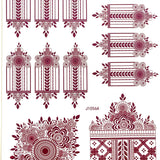 The Royal Henna Tattoo provides a traditional henna design in a rich, deep shade of red. Perfect for special occasions, weddings, parties, festivals & more.  Details: Deep Red  Design is for 1 hand, includes cuff.